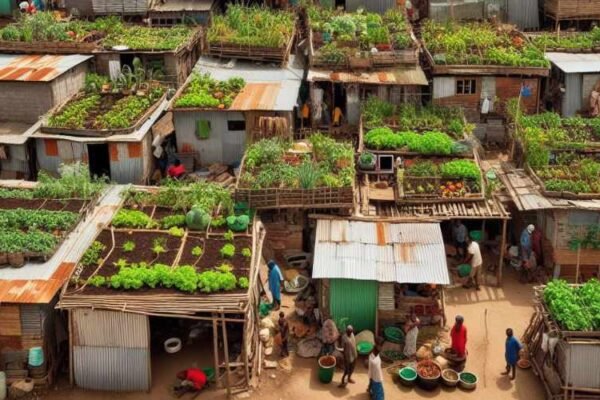Intensiv urban farming i Uganda